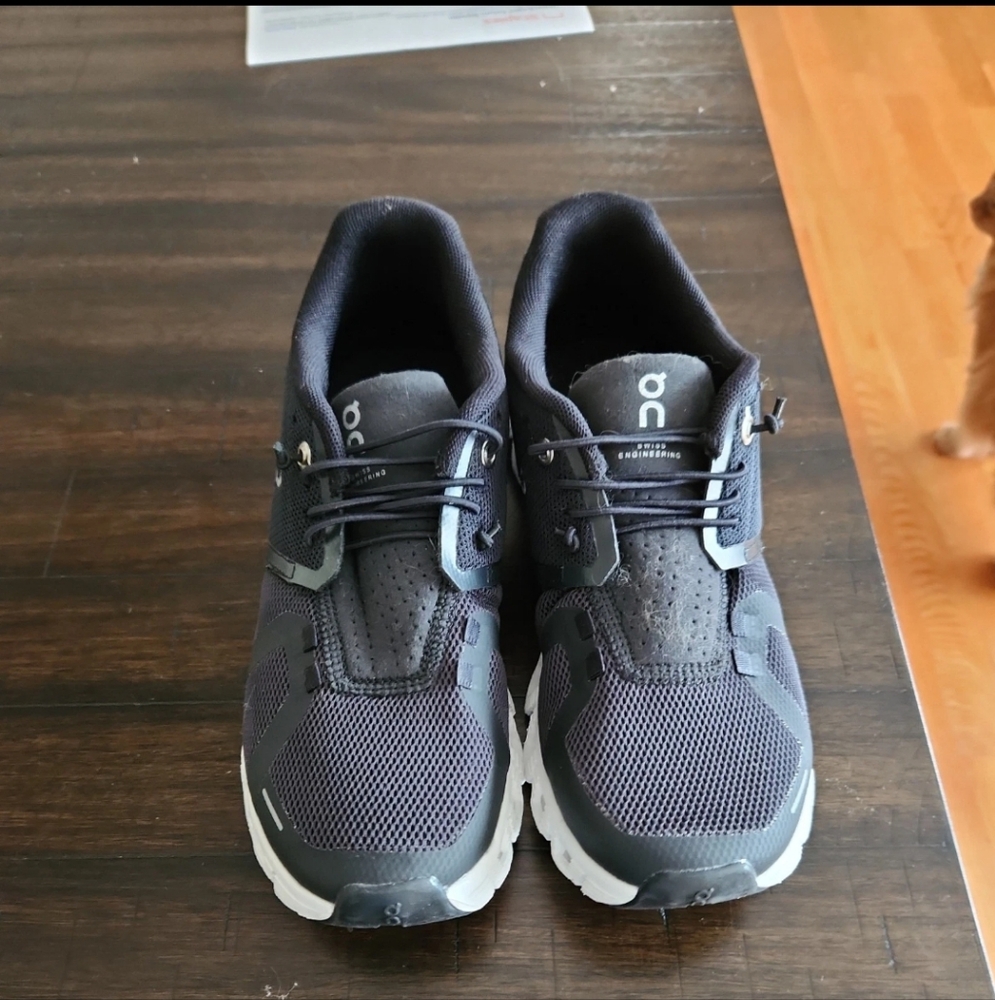 On Running Black Athletic Shoes
